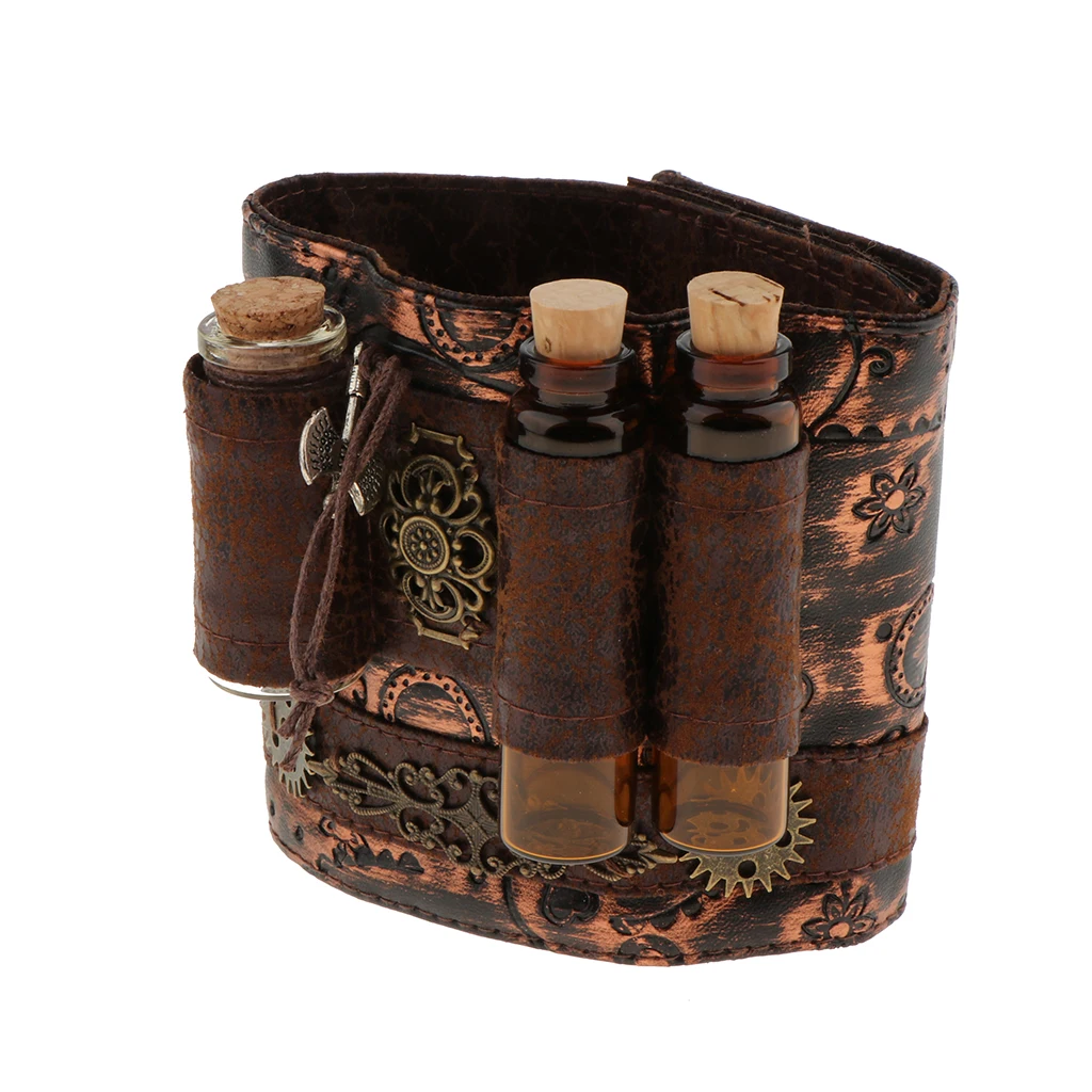Gothic Punk Steampunk PU Lederarmband Armreif mit Kreuzanhänger Gothic Punk Steampunk PU Lederarmband Armreif mit Kreuzanhänger