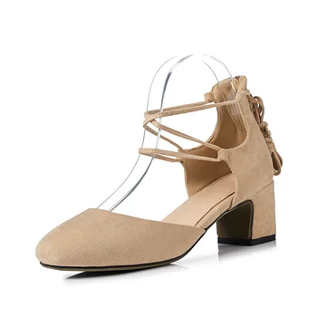 

19 years spring and summer new product with thick with the size code 33-43 cross straps hollow sandals women