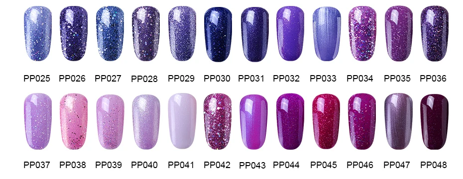 Elite99 пурпурный серии ногтей Лаки Цвет Долгое УФ гель лак для ногтей нужно светодио дный УФ-лампы для ногтей гель эмаль 10 мл