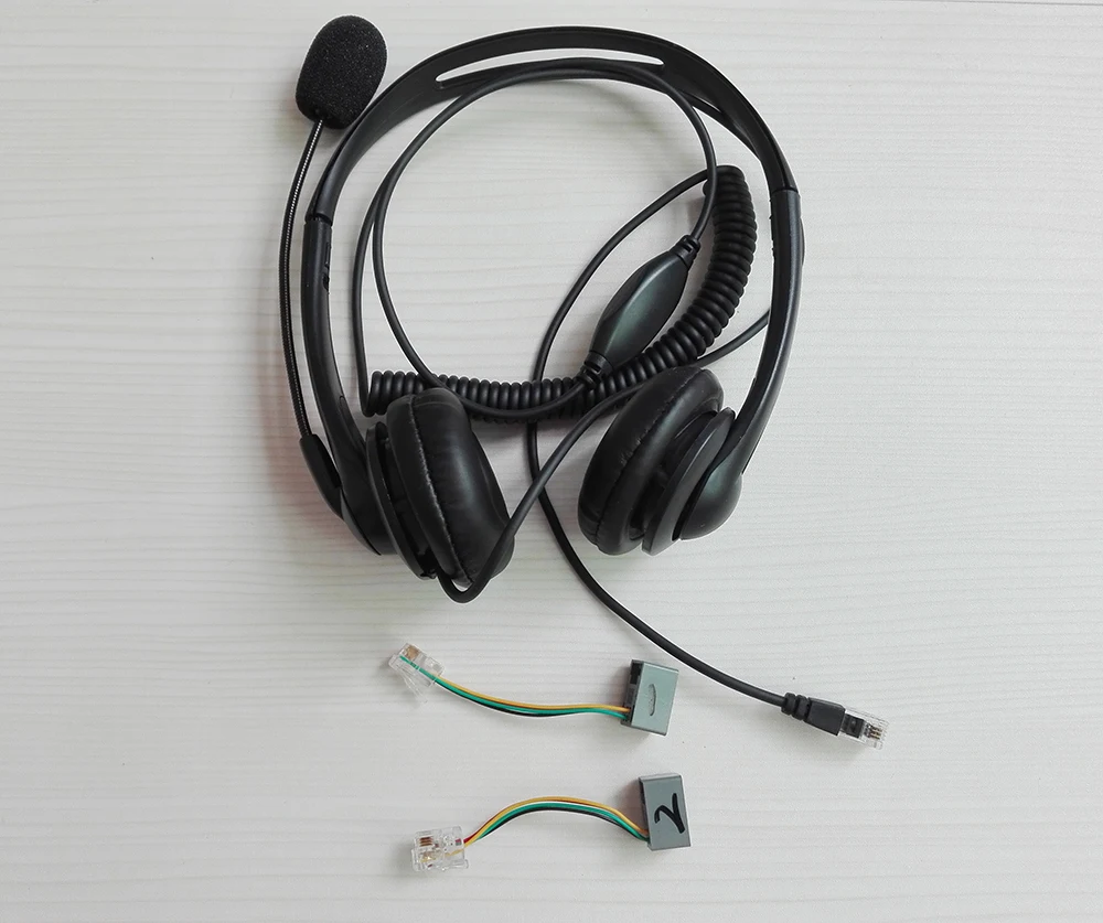 Новый профессиональный RJ11 разъем monaural call center телефонная гарнитура телефонные