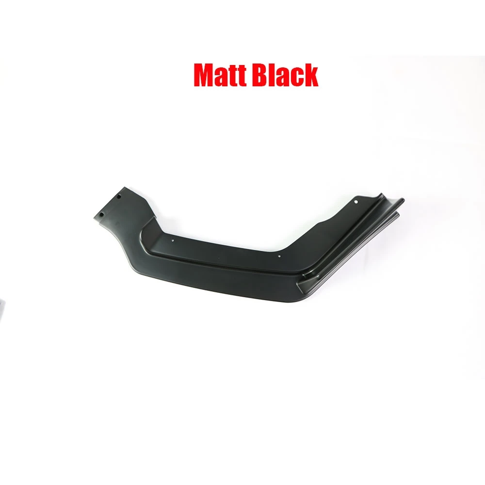 3 PCS/Set Car Front Bumper lip Spoiler For Infiniti Q50 Q50S- Auto Exterior Parts ABS Head Chin Cover Trim - Название цвета: Matt Black