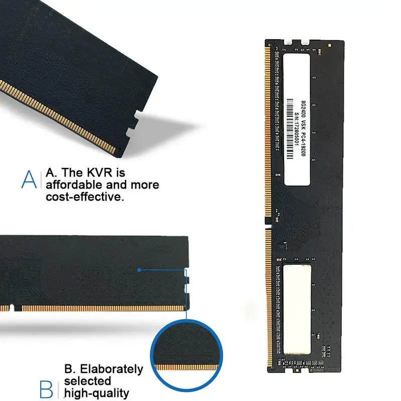 

Vaseky DDR4 Fourth Generation Motherboard 8G Memory Capacity 2400HMz Frequency Desktop Memory Bank Speed Increase Transmission