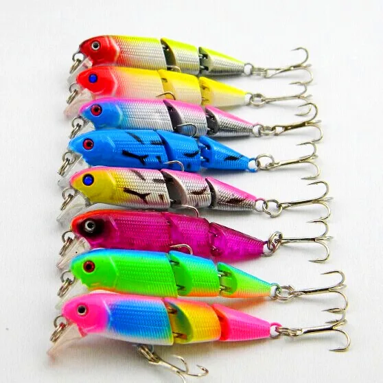 Three plastic lures fish bait bionic Lure Minnow fishing lure 6.5CM 6.5Gfishing lureplastic