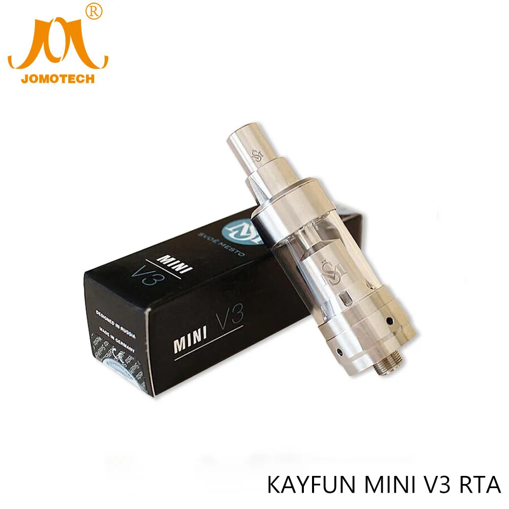 Kayfun Mini V3 Atomizer 316 Stainless Steel Rebuildable DIY RTA Tank Electron Cigarette Vapor Atomizer for