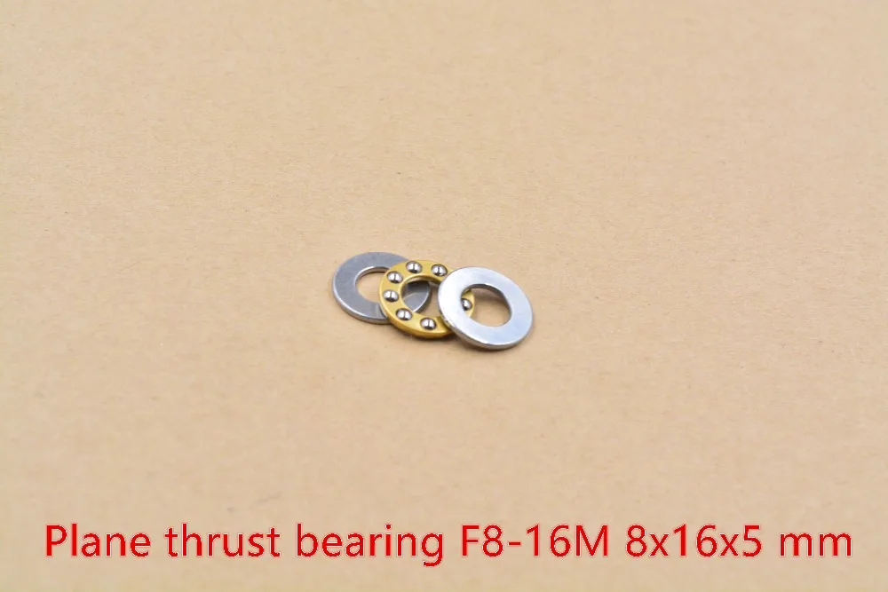 

8mm bearing F8-16M 8mmx16mmx5mm axial ball thrust plane 1pcs