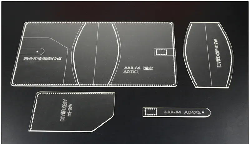 Акриловый трафарет 1 набор блокнот кожаная шаблонная модель ручная работа кожевенное ремесло инструменты для шитья 16*23*2 см