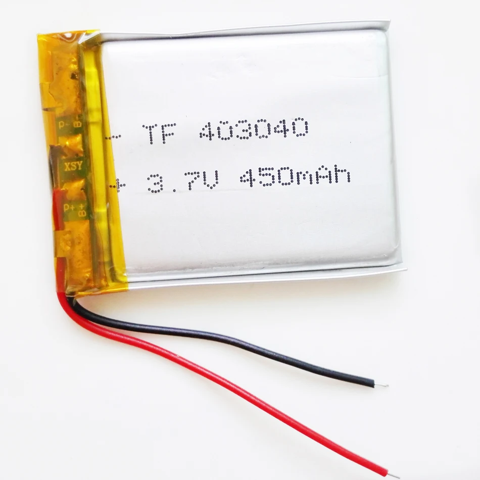 3 7 V 450mAh 403040 литий полимерная LiPo аккумуляторная батарея для Mp3 Mp4 Mp5 DIY PAD DVD