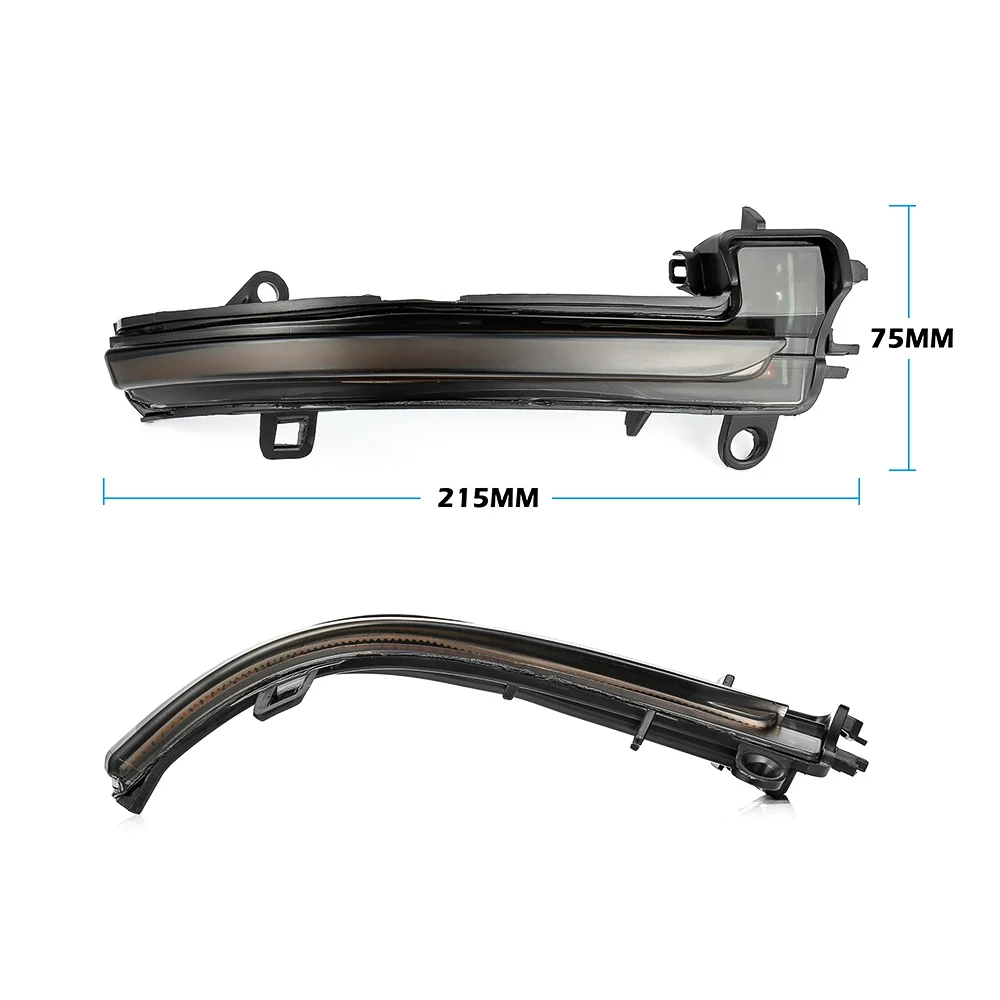 2 предмета в комплекте Динамический светодиодный указатель поворота зеркала заднего вида Индикатор для зеркала для BMW 1 2 серии- для BMW X1