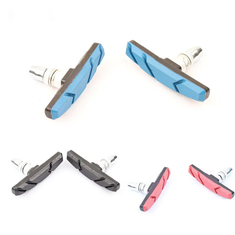

Mountain Bike V Brake Pads Durable Rubber Holder Shoes Bicycle Braking Pad Blocks