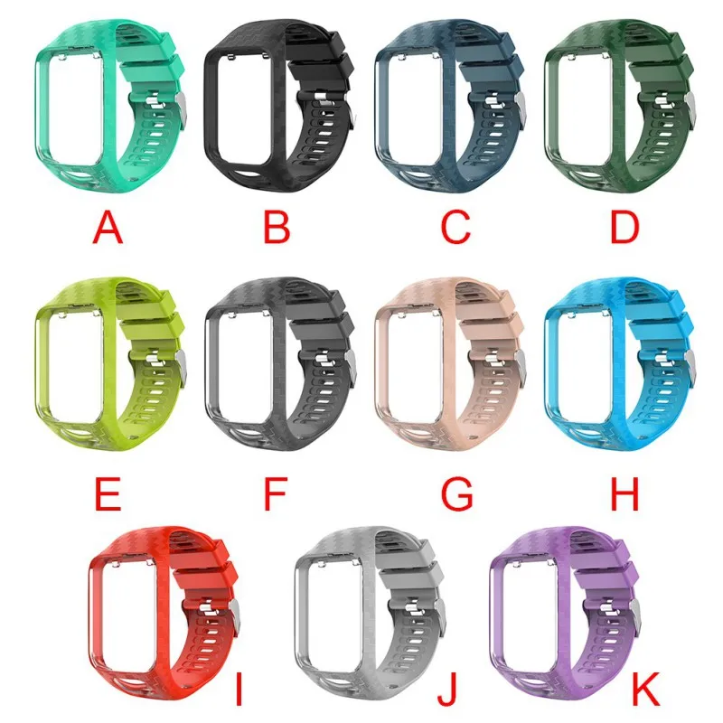 

Silicone Laser Etching Pattern Replacement Wrist Band Strap For Tom Smart Watch Replacement Wrist Band Wristband Strap