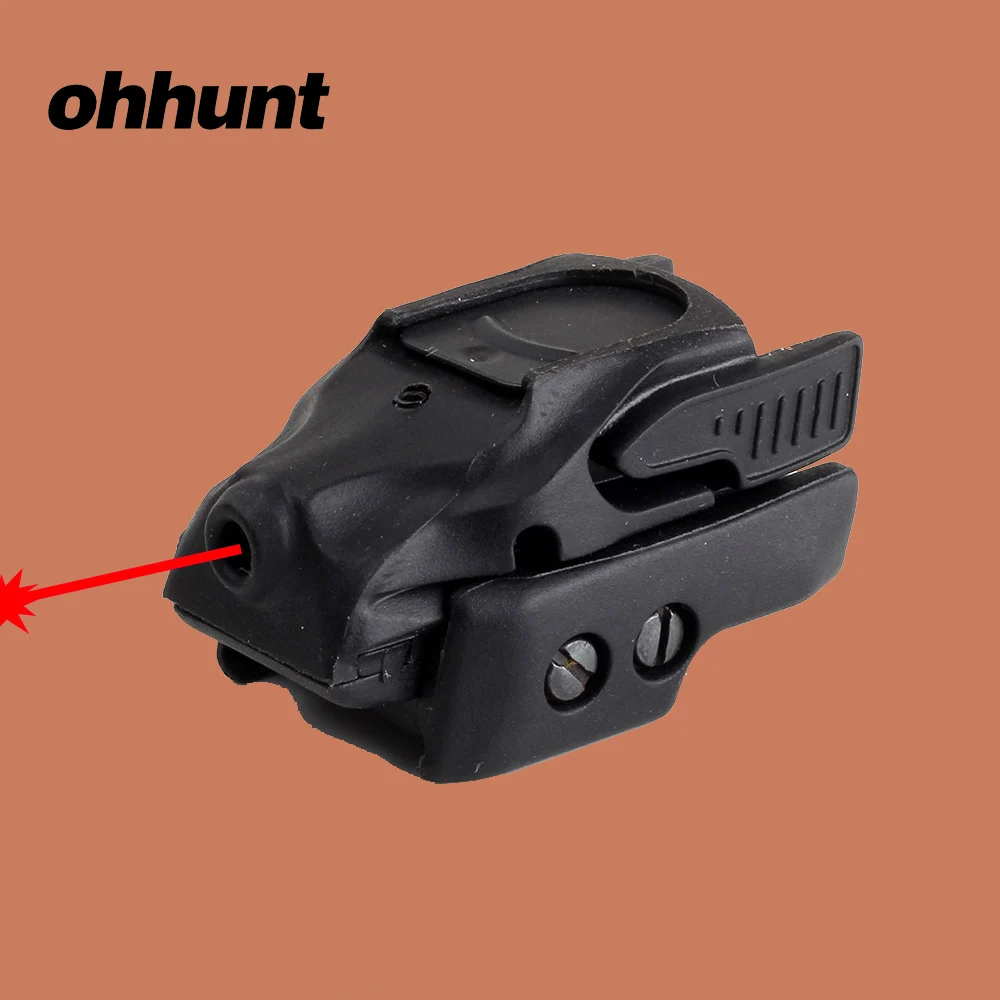 Ohhunt Тактический CMR-201 Red Dot лазерный прицел 5 МВт Железнодорожный мастер Универсальный Micro черный загар Цвет для 1911 Airsoft