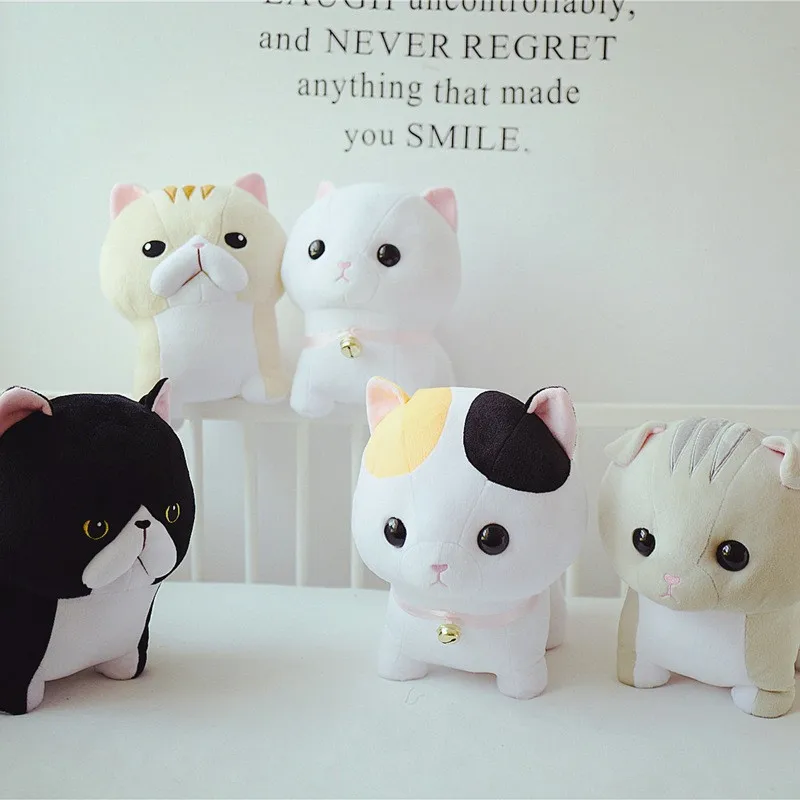 Dodb K 5 шт./лот kawaii cat плюшевые игрушки 30 см 40 мягкие куклы Имитация животных детская