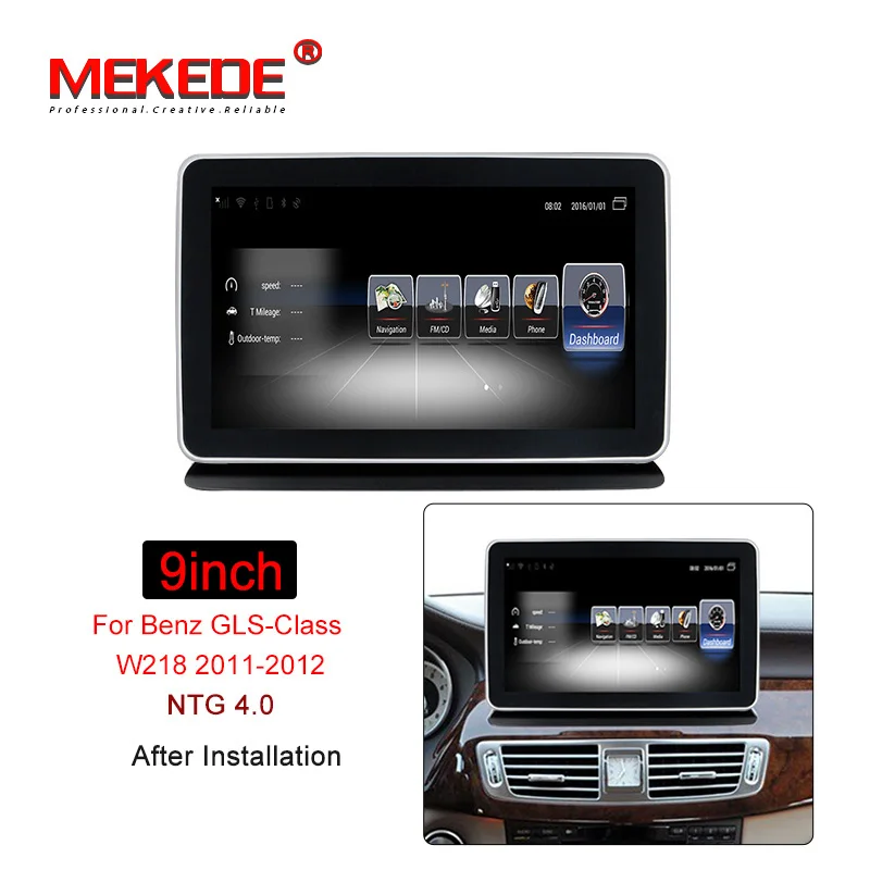 

Android 7.1 4-Core RAM 3G+32G Car Radio GPS Navigation WiFi Bluetooth Head Unit Screen for Mercedes Benz CLS W218 2011-2013