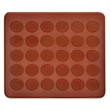 1 шт. практичный 30-силиконовые полости кондитерский торт Макарон форма для духовки выпечки листовая форма коврик Кондитерские инструменты форма для шоколада