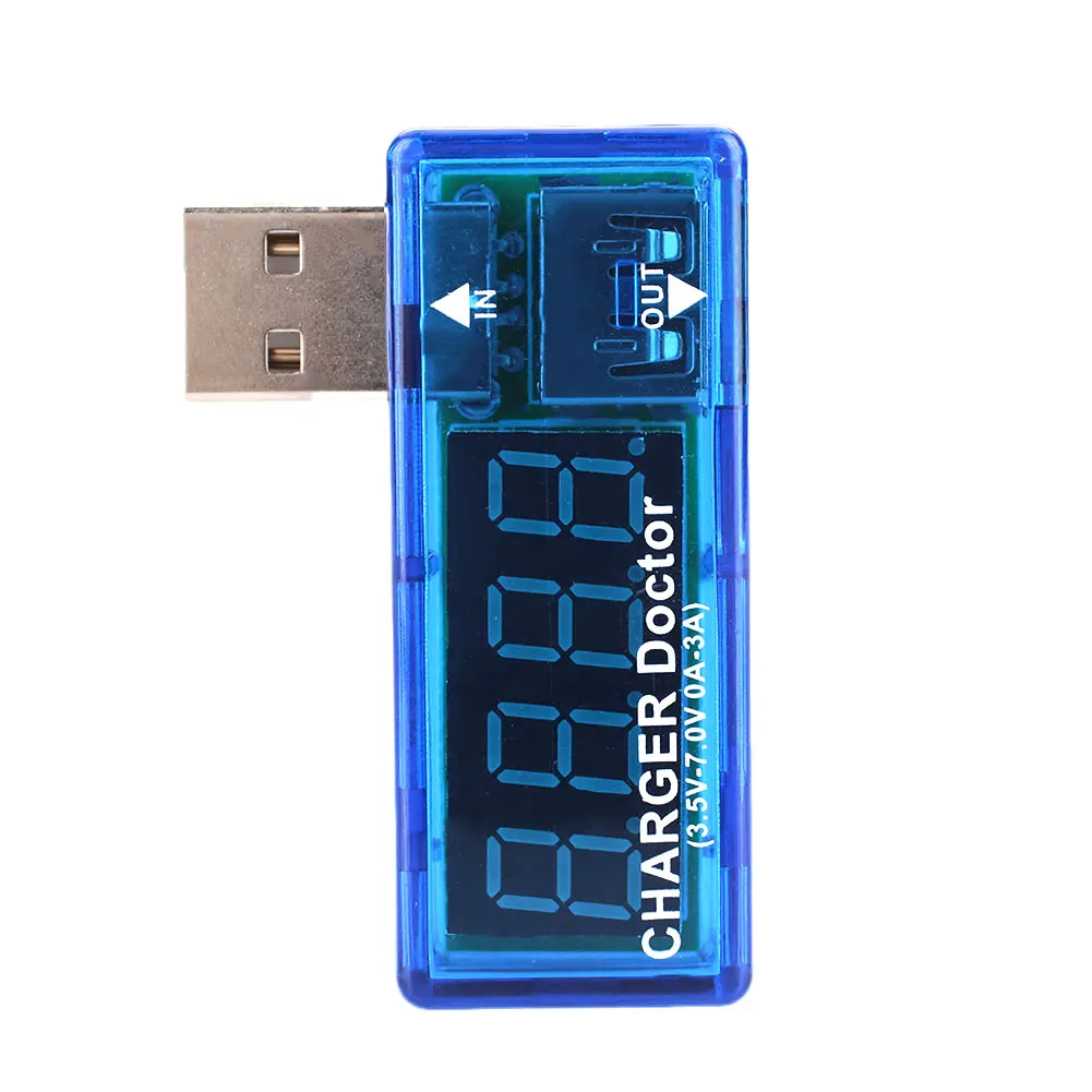 USB зарядное устройство Доктор батарея Напряжение измеритель тока тестеры детектор портативный вольтметр с светодиодный экран