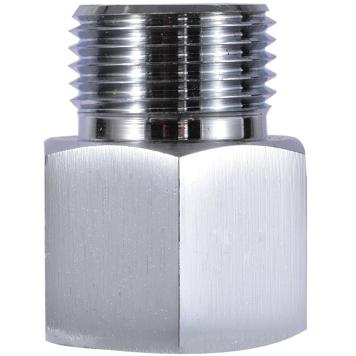 Silver Cylinder Converter Adapter For Aquarium Fish Tank CO2 Regulators Column Aquarium Supplies 3.6cm x 2.5cm