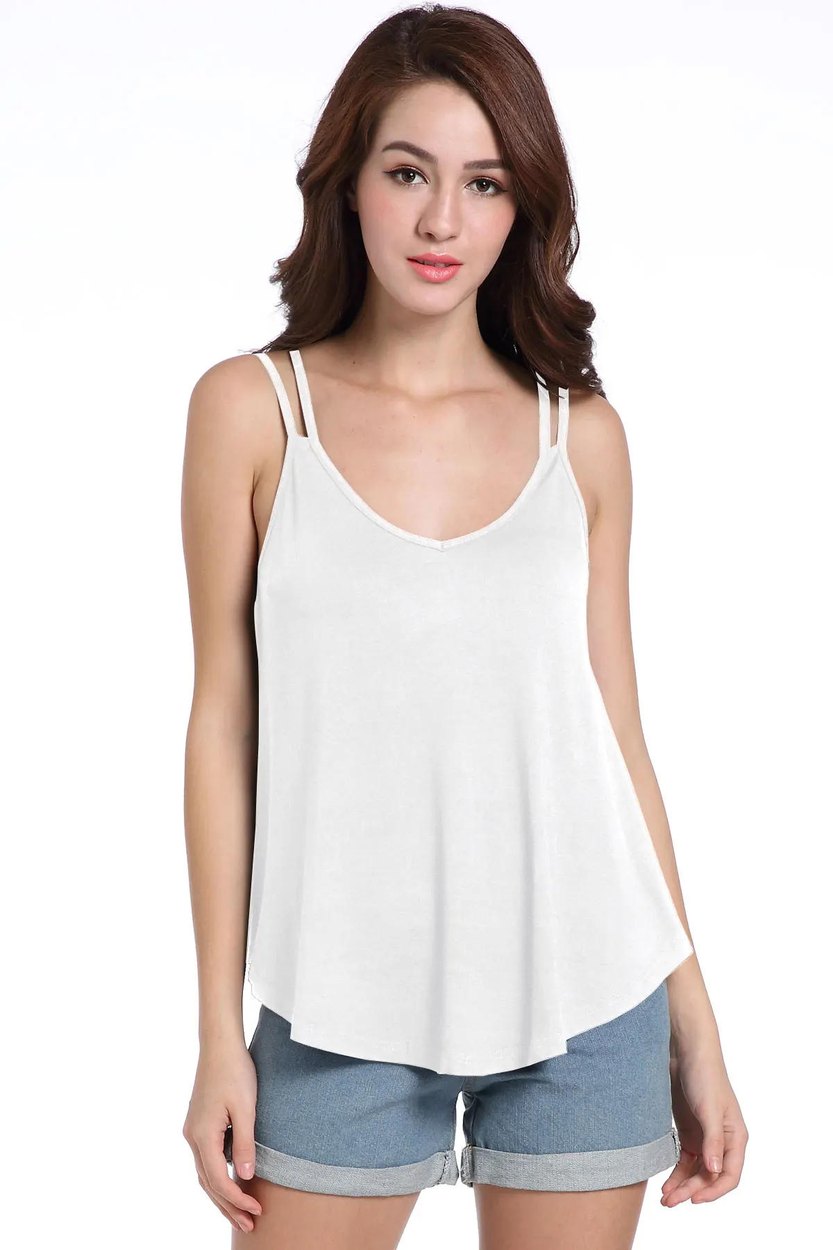women strapless vest tops t shirt 064a (8)