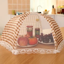 Креативное кружевное покрытие для еды, пылевое складное блюдо для еды, покрытие для защиты от мух, стол, скатерть