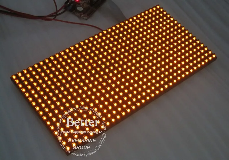 P10 Semi-Outdoor Yellow color led module 2