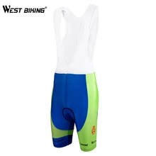 WEST BIKING дышащая велосипед Bib Short 4D силиконовый коврик велосипед Джерси MTB дорожный велосипед противоскольжения Быстросохнущий Велоспорт комбинезон Шорты