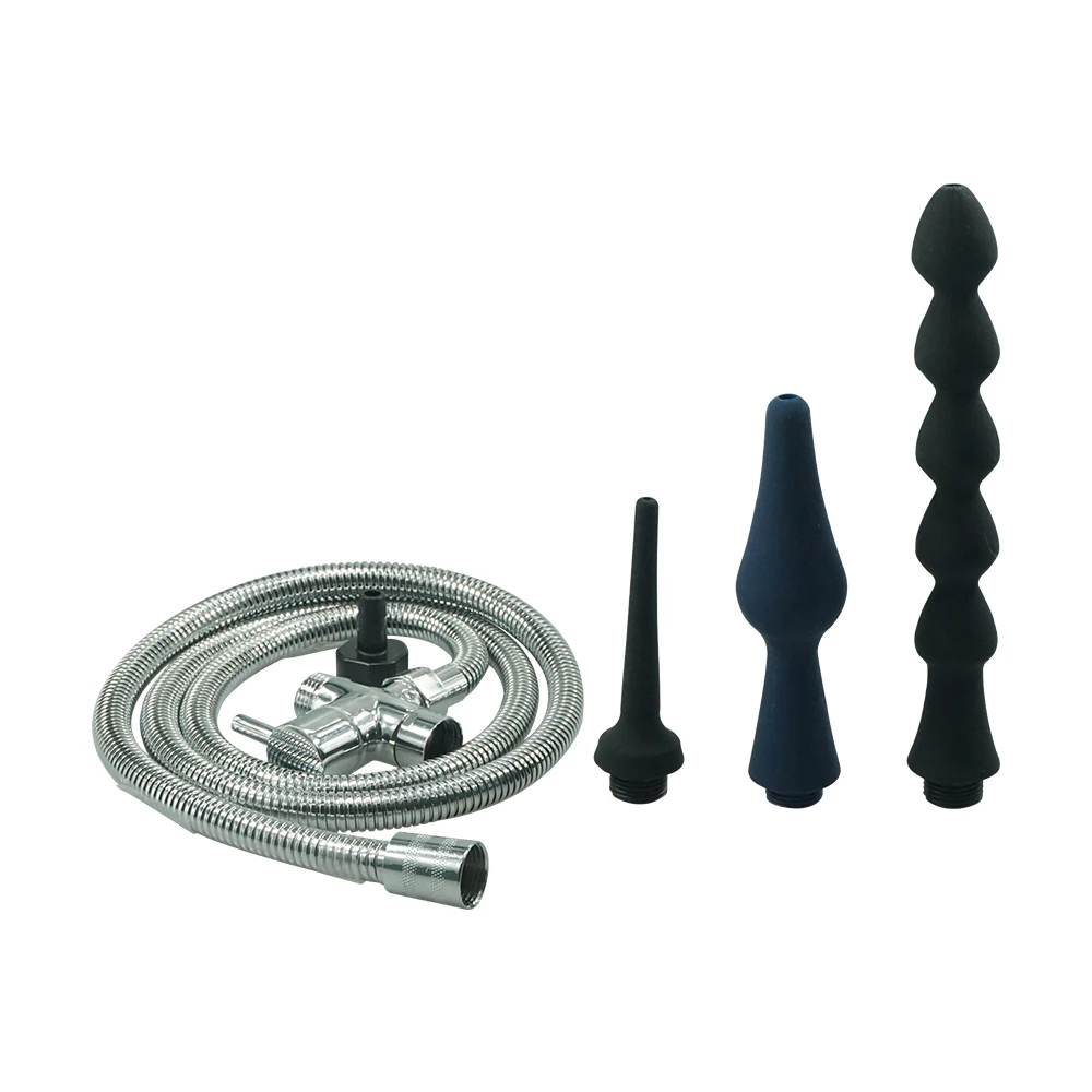 Насадка-насадка для душа силиконовая 3 шт. рукоятка шприца | Красота и здоровье