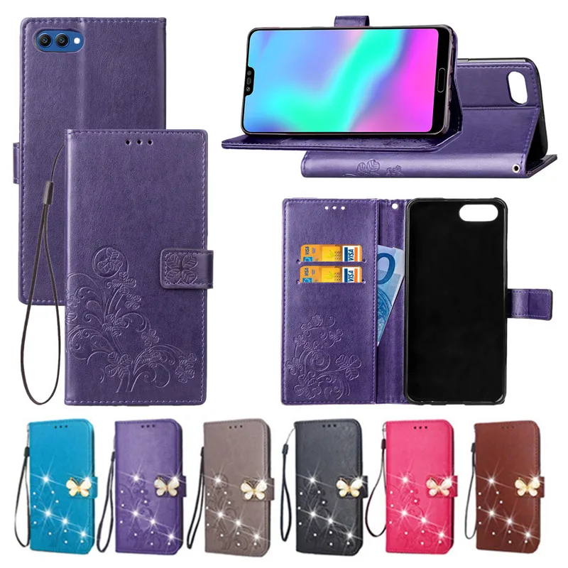 Кожаный чехол-кошелек с откидной крышкой для Huawei honor 10 20 P Smart P9 P10 plus P20 9 lite mate pro 7C 6C |