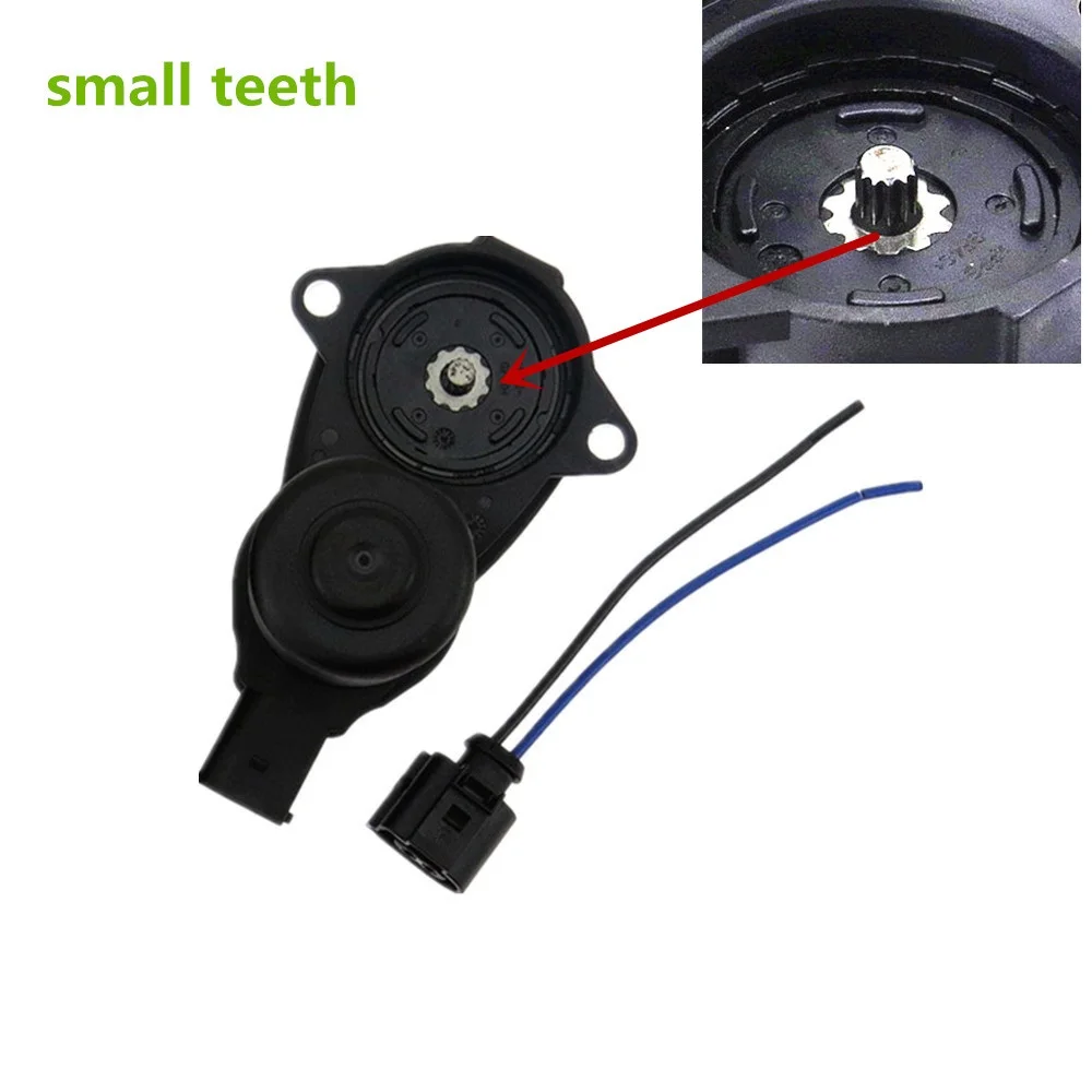 SCJYRXS 12 Torx зубы сзади электронный ручной тормозной суппорт серводвигатель с вилкой для A4 B8 A5 Q5 32335478 8K0 998 281 - Название цвета: Small 12 Teeth-1set