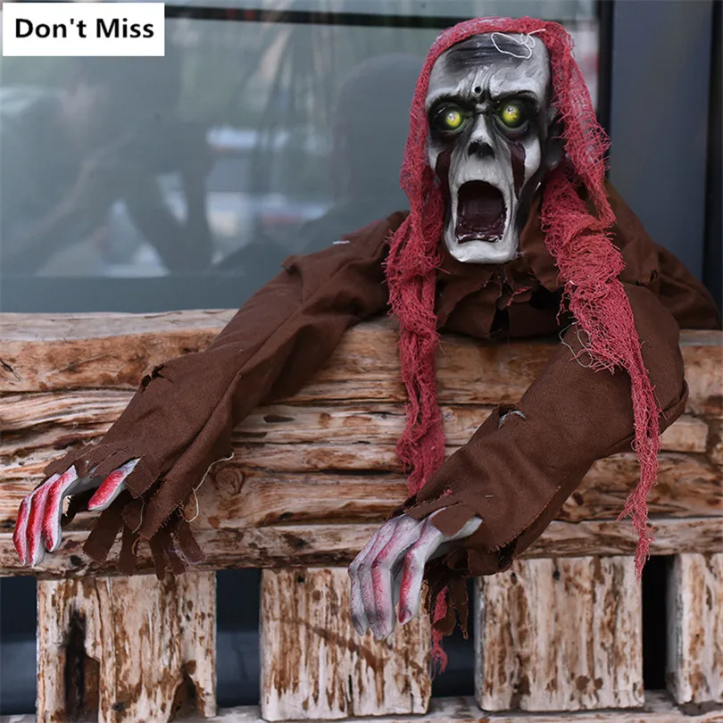 

Creepy Props Crawling Ghost Halloween Decorations Scary Skull Ghost Doll Haunted House Escape Horror Props Devil Evil Reaper Toy