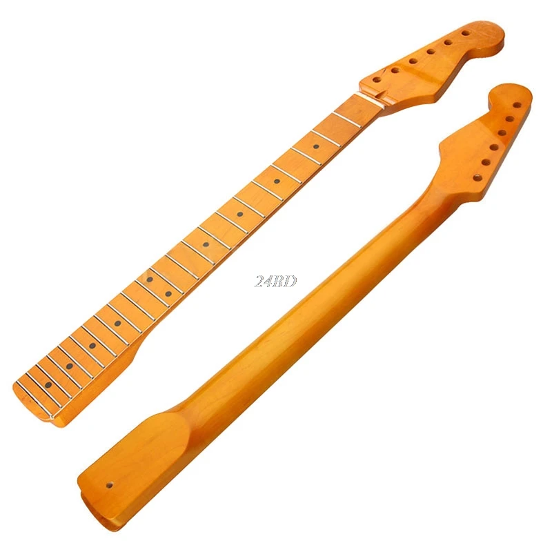 

Electric Guitar Neck 22 Fret Maple Wood For ST Parts Replacement Smooth Surface Drop Shipping Support