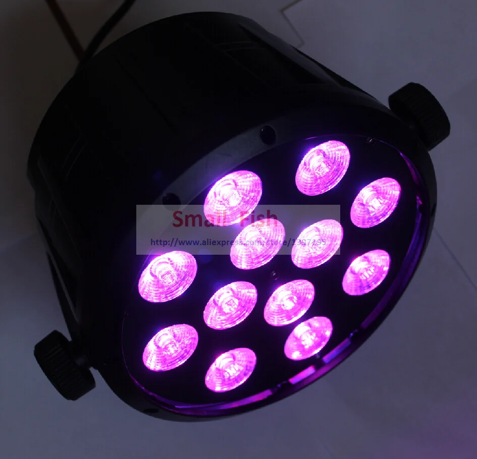 

8xLot Sales Led Par Light 12x12W RGBW 4in1 Par Led Projector DMX DJ Disco Lights Christmas Holiday Party Strobe Stage Lighting