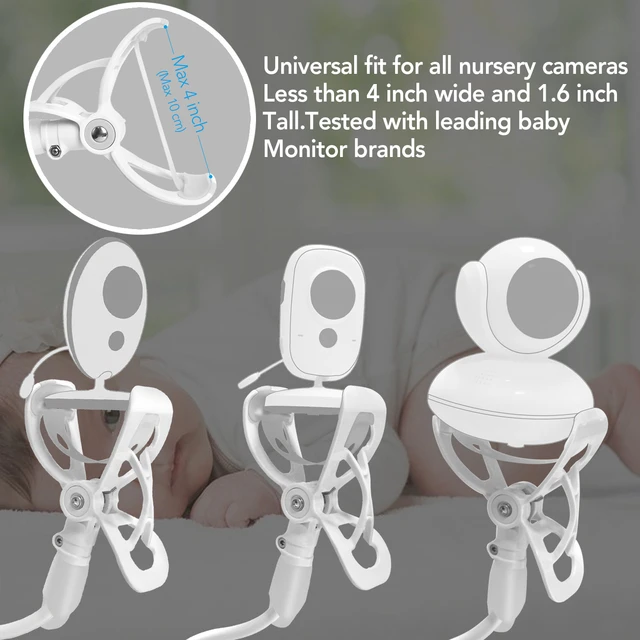 Soporte universal para teléfono y cámara de vigilancia para bebé, mesa de  comedor, cuna, ajustable, 60 cm, montaje en pared, VB601, VB603, VB605