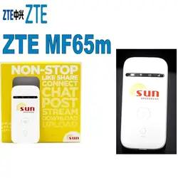 1000 шт./лот разблокирована zte MF65 HSPA 21,6 Мбит/с Беспроводной маршрутизатор UMTS 2100 мГц карман для мобильного WI-FI