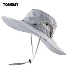 TQMSMY Открытый мужская рыбалка солнцезащитный крем женская панама Sunhat Рыбак Boonie Панама, Кепка шляпа для кемпинга мужчин TMP62