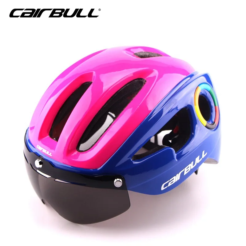 Goggle Cycling Helmet Casco Ciclismo Ultralight In mold Bike