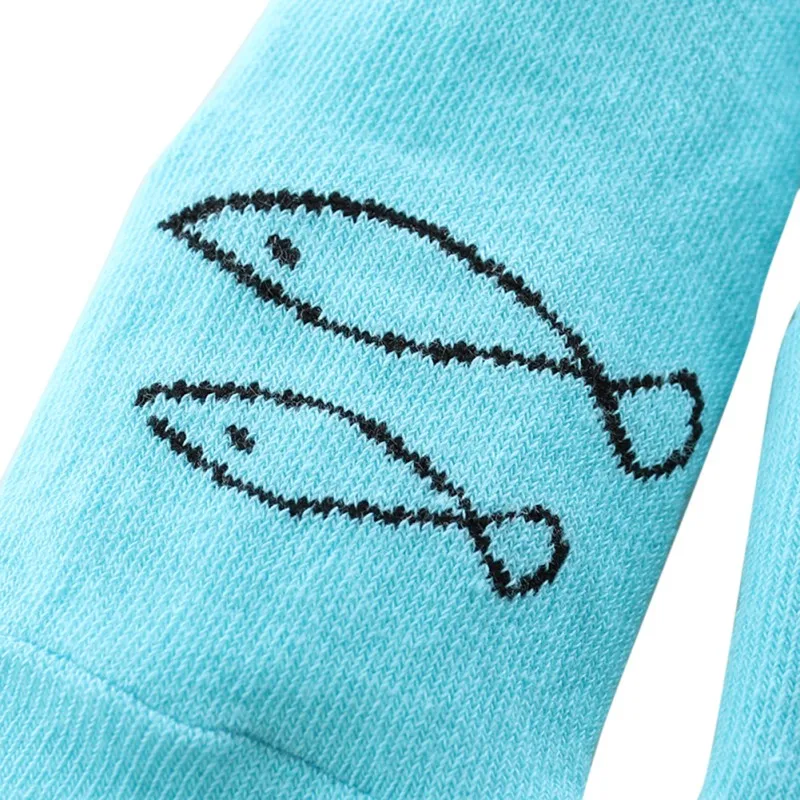 4 пары, милые хлопковые носки с рисунками для мальчиков и девочек короткие носки для малышей