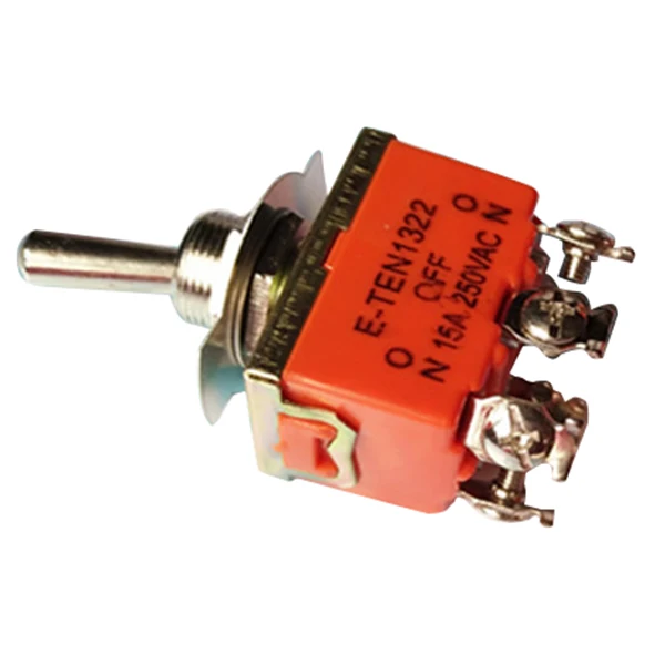 

E-TEN1322 double-pole double-throw button switch power shaking his head rocker switch toggle switch 6 feet 3 gear switch 10pcs