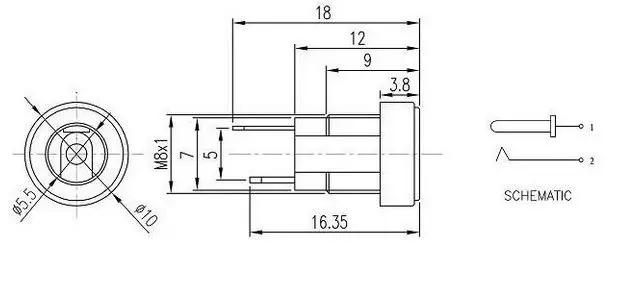 10 шт./лот DC адаптер питания dc разъем DC022B 5,5X2,5 2,1 мм 3,5X1,3 мм