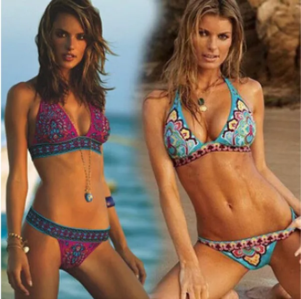 

2017 New Bikinis Swimsuit Women Push Up Swimwear Women Sexy Floral Print Brazilian Bikini Set Beach Bathing Suits Swim Wear