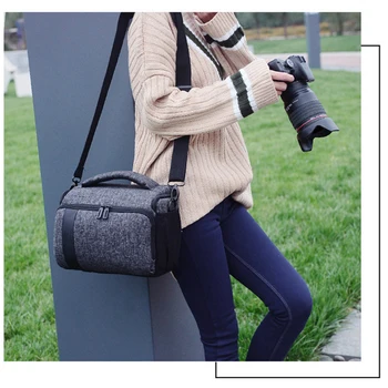 

Portable Camera Bag case for Nikon D7200 D7100 D5500 D5300 D5200 D5100 D3300 D3200 D90 Z6 Z7 Z50 P900S Shockproof shoulder pouch