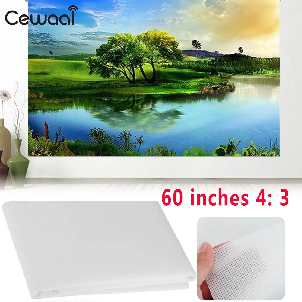 Projector Curtain Soft Projector Screen 4 3 60 inch font b Home b font font b
