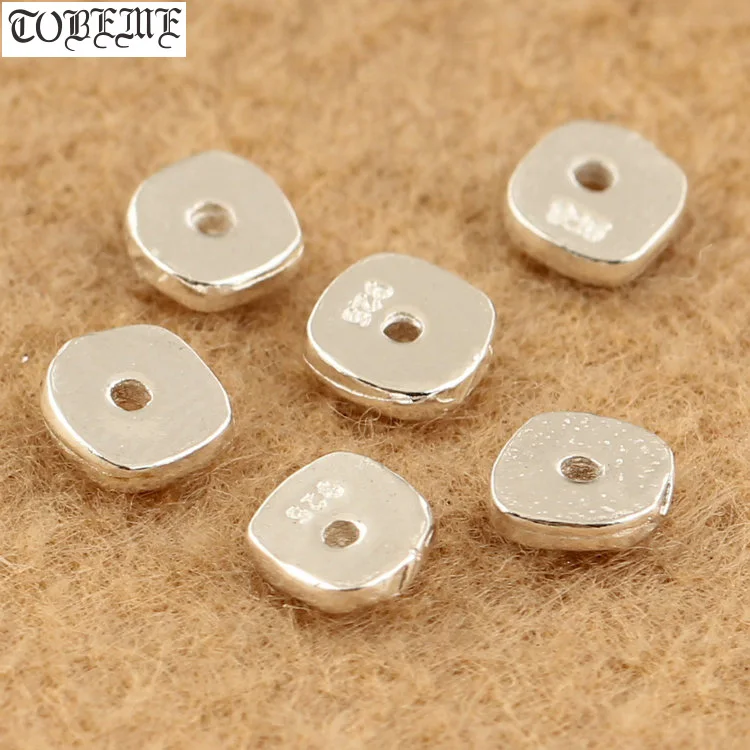 925 Silver Jewelry Spacers Real Sterling Silver Solid Beads Pure Silver