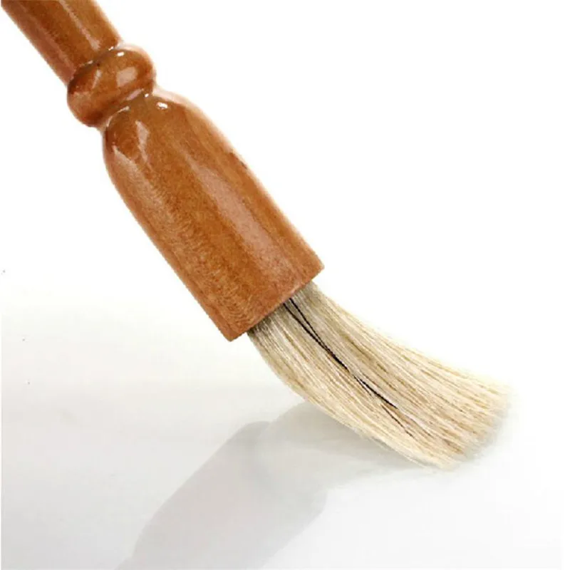 Coffee Grinder Cleaning Brush Heavy Wood Handle & Natural Bristles Wood