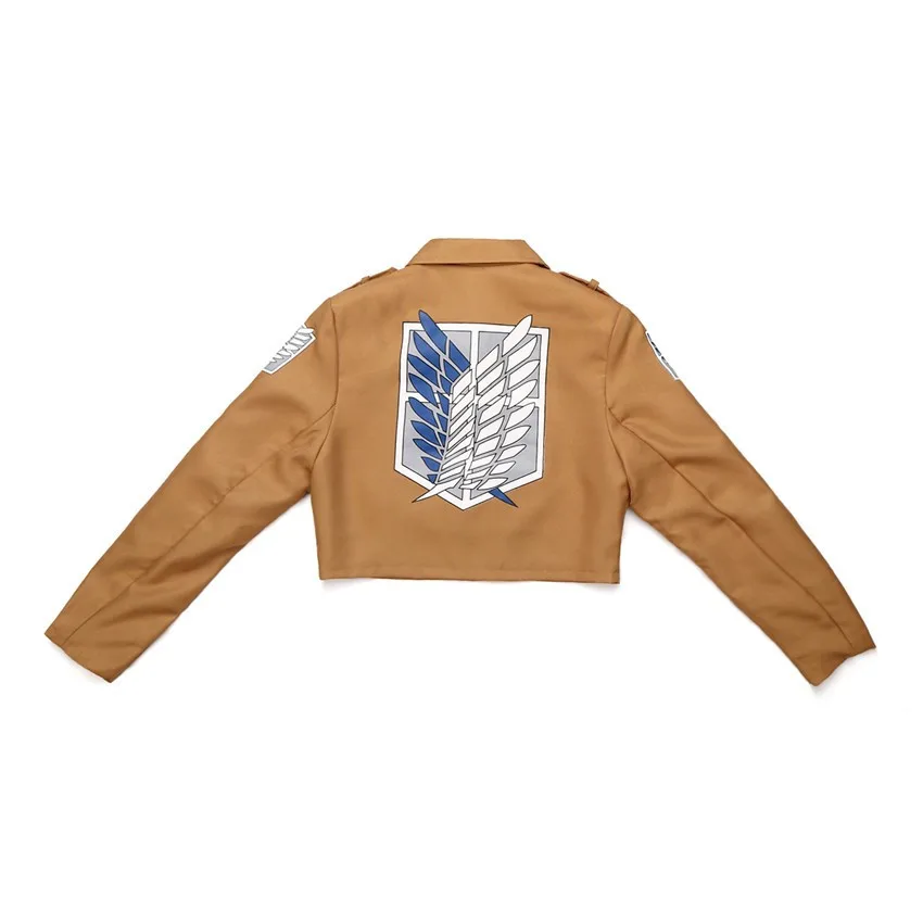 

Attack on Titan Jacket Coat Shingeki no Kyojin jacket Coat Legion Cosplay Costumes Levi Eren Mikasa Coat 6 SIZE