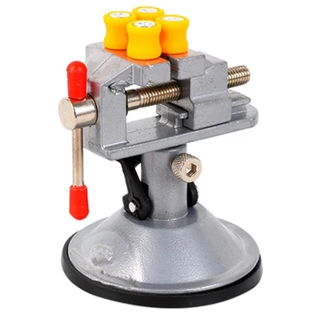 

Fixed Frame Sucker Clamp Adjustable Table Bench Vise Rotatable Bench Screw For Repair Table Vise Bench Clamp Grinder Table Vis