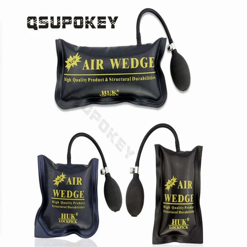 

QSUPOKEY HUK Pump Wedge Professional Locksmith Tool Car Air Wedge Airbag Pick Set Car Door And Window Lock Hand Tool