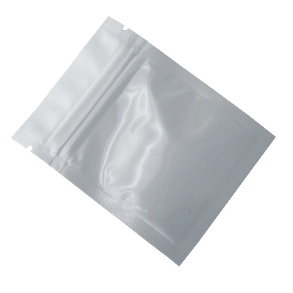 500 조각 6x8cm 작은 재밀봉 가능한 지퍼 잠금 가방 다채로운 플랫 셀프 인감 알루미늄 호일 가방 커피 파우더 샘플 마일라 가방