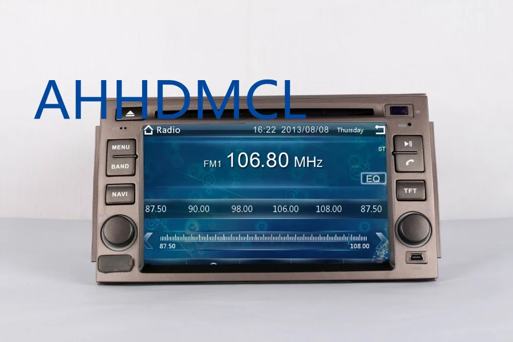 Sale AHHDMCL Car Multimedia Player DVD Radio Stereo Audio GPS Navigation For Hyundai Azera 2005 2006 2007 2008 2009 2010 2011 2