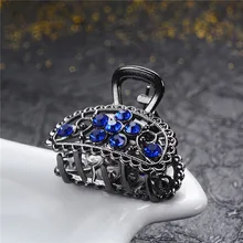 Стразы хрустальные Когти для волос аксессуары для девочек свадебные украшения для волос маленькие винтажные волосы орехокол бабочка металлические женские украшения для волос