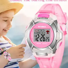 Aimecor Детские студенческие водонепроницаемые спортивные часы светодиодный цифровой Дата наручные часы спортивные часы DE29 Прямая