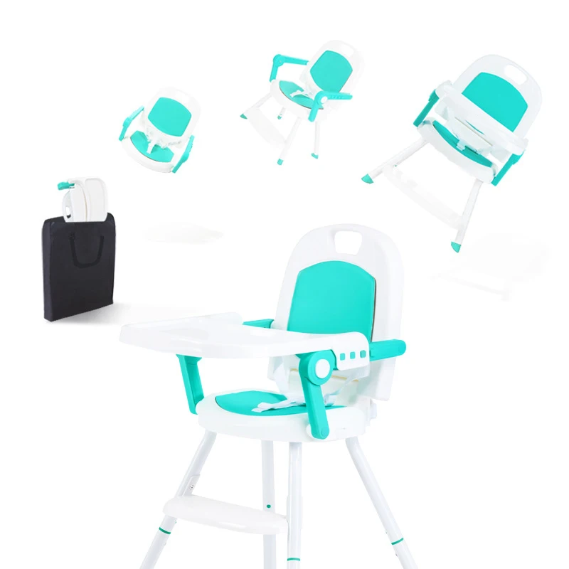 Multifunctional Portable Kids Booster Seat Feeding Chair Dinner Highchair Fold baby feed chair Child Dining Chair Feeding Table